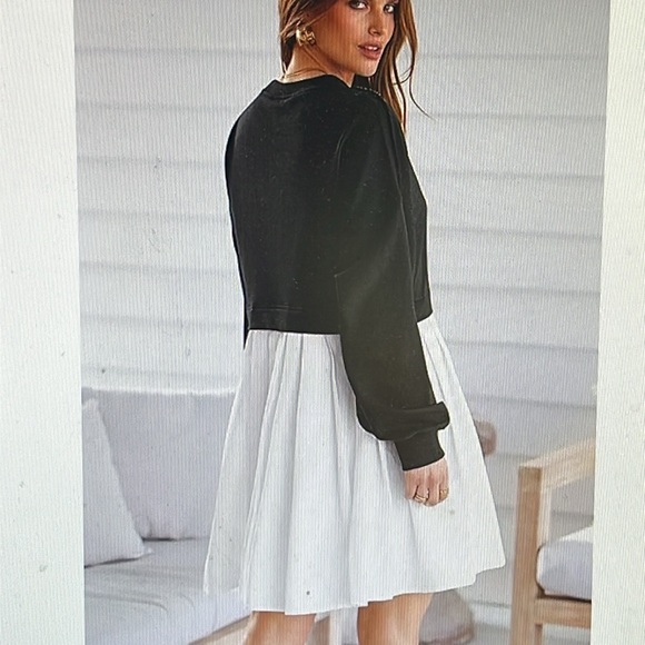 NWT Pretty Garden adorable loose pleated dress S-M - Picture 3 of 12